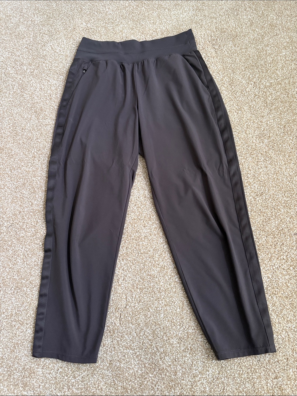 Athleta Nolita Slim Tapered Crop Pants - Chocolate Brown